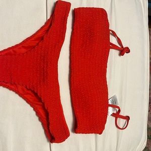 Billabong Red Bikini Set